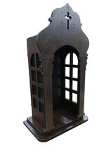 Oratório Capela Mdf P/ Imagem De 10 a 15cm Corte a Laser Oratório Capela Mdf P/ Imagem De 10 a 15cm Corte a Laser