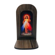 Oratório de Madeira Vitral Jesus Misericordioso Oratório de Madeira Vitral Jesus Misericordioso