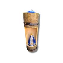 Oratório Em Bambu Com Vela Perfumada Nossa Senhora Aparecida Oratório Em Bambu Com Vela Perfumada Nossa Senhora Aparecida