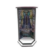 Oratório Em Mdf Vitral Nossa Senhora Aparecida - 16Cm Oratório Em Mdf Vitral Nossa Senhora Aparecida - 16Cm