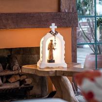 Oratório Iluminado Branco 38X24X19,5Cm - Usare