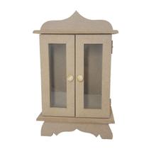 Oratorio Porta com Vidro Tamanho P 17cm Mdf Madeira Oratorio Porta com Vidro Tamanho P 17cm Mdf Madeira