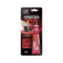 Orbived - Silicone Alta Temperatura - 50g Vermelho