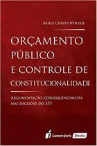Orçamento Público e Controle de Constitucionalidade - Lumen Juris