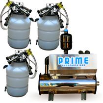 Ordenhadeira Inox Prime Bv450, Motor 2cv, 3 Conjuntos de ordenha