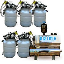 Ordenhadeira Mecânica Inox BV 600 litros, Motor 2 cv, 5 Conjuntos Ordenhadeira Mecânica Inox BV 600 litros, Motor 2 cv, 5 Conjuntos