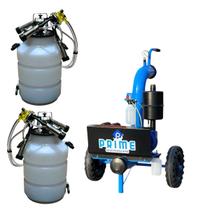 Ordenhadeira mecanicâ Móvel Completa, Bomba de vacuo 450 litros, Com 2 Conjuntos de ordenha Ordenhadeira mecanicâ Móvel Completa, Bomba de vacuo 450 litros, Com 2 Conjuntos de ordenha