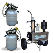 Ordenhadeira Mecânica Móvel Inox Bv 450, 2 Cv Com 2 Conjuntos