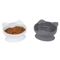 Orelha de gato elevada Cat Bowls Kitty City, 320 ml, pacote com 2 unidades (modernas)