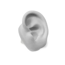 Orelha de Silicone Base Oval Branca Orelha de Silicone Base Oval Branca