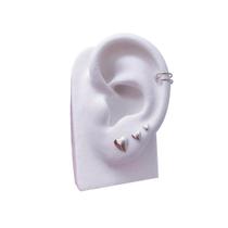 Orelha de Silicone Base Vertical Branca Orelha de Silicone Base Vertical Branca