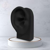 Orelha De Silicone - Expositor Base Vertical - Preta Orelha De Silicone - Expositor Base Vertical - Preta