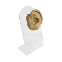 Orelha de Silicone Nude com Suporte - Lado Esquerdo Orelha de Silicone Nude com Suporte - Lado Esquerdo