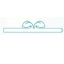 Orelhas de Páscoa Branco com Azul - 05 unidades - Decora Doces Orelhas de Páscoa Branco com Azul - 05 unidades - Decora Doces