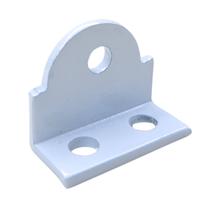 Orelhinha L Alumínio Para Janela Basculante Branco 50 Peças