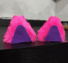 Orelhinhas de gatinha para capacete de moto