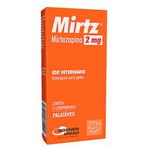 Orexígeno Mirtz 2mg Abridor de Apetite para Gatos - 12 Comprimidos - Agener União