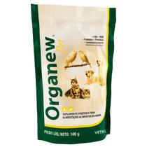 Organew Pet 100g Probiótico Prebiótico Animais Cachorro Gato Pássaros Vetnil