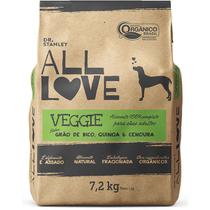 (orgânica) - all love veggie sabor grão de bico, quinoa & cenoura 7,2kg