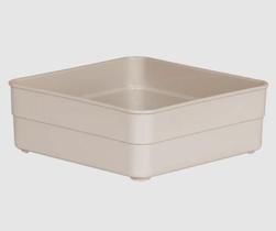 Organizado Modular em Plástico Bege 15x15x5,2cm - Paramount Organizado Modular em Plástico Bege 15x15x5,2cm - Paramount