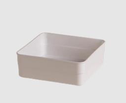 Organizado Modular em Plástico Branco 15x15x5,2cm - Paramount Organizado Modular em Plástico Branco 15x15x5,2cm - Paramount