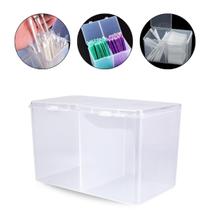 Organizador 2 Divisórias Multiuso Algodão Cotonete Palito Organizador 2 Divisórias Multiuso Algodão Cotonete Palito