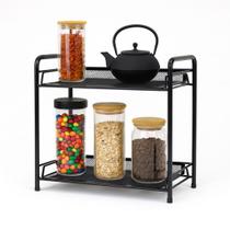 Organizador 2 Prateleiras Aramado Para Cosméticos Banheiro Cozinha Multiuso Universal Organizador 2 Prateleiras Aramado Para Cosméticos Banheiro Cozinha Multiuso Universal