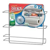 Organizador 3 Rolos (pap/plast/alum) Cromado Cook Home Arthi