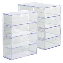 Organizador 4 Gavetas Divisórias + Porta Oculos Acrilico Organizador 4 Gavetas Divisórias + Porta Oculos Acrilico