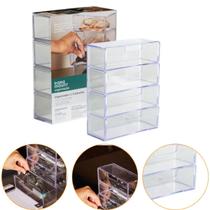 Organizador 4 Gavetas P/ Escritório, Maquiagens e óculos