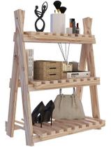 Organizador 95cm Livreiro Moderno Sala De Estar Madeira Natural