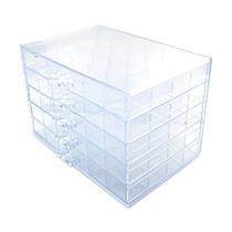 Organizador Acessórios 5 Gavetas Bijuterias Joias Acrílico