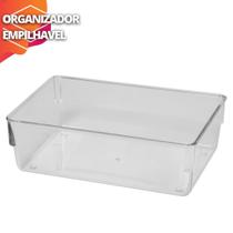 Organizador Acrílico Empilhavel Cozinha Gaveta Cosmeticos