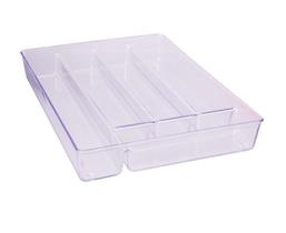 Organizador acrilico para talher gaveta cristal - Plastutti