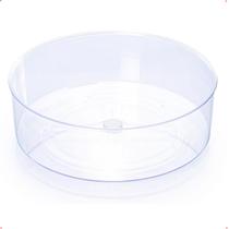 Organizador Acrílico Redondo Giratório 23cm Tam P Multiuso Organizador Acrílico Redondo Giratório 23cm Tam P Multiuso