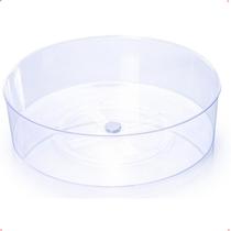 Organizador Acrílico Redondo Giratório Grande 30CM Multiuso