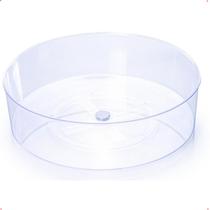 Organizador Acrílico Redondo Giratório Grande 30CM Multiuso