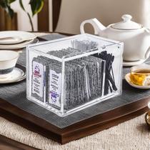 Organizador Acrílico Sachês De Açúcar, Adoçante E Mexedores