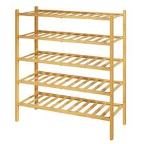 Organizador apilable para zapatos Kitsure de bambú 68x28x80 cm
