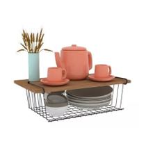 Organizador Armário Cesto Suspenso 25,6x20 Cozinha - DiCarlo Organizador Armário Cesto Suspenso 25,6x20 Cozinha - DiCarlo