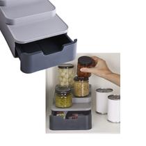 Organizador Armario Gaveteiro 3 Andares Porta Condimento Tempero Talheres Cozinha Casa Limpeza Organizaçao Multiuso Organizador Armario Gaveteiro 3 Andares Porta Condimento Tempero Talheres Cozinha Casa Limpeza Organizaçao Multiuso