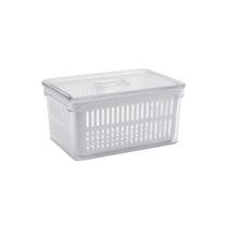 Organizador Armário Geladeira Acrílico 3,5L Vedação Cozinha Organizador Armário Geladeira Acrílico 3,5L Vedação Cozinha