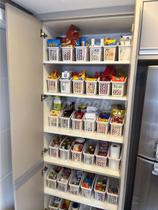 Organizador Armário,Geladeira,Prateleira,Despença.Kit C/8Pçs