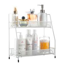 Organizador Banheiro 2 Andares P/ Cosméticos Cozinha Vasos Organizador Banheiro 2 Andares P/ Cosméticos Cozinha Vasos