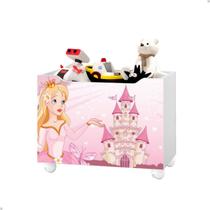 Organizador Baú Infantil Caixa Para Brinquedo Com Rodízio Multiuso Lara Organizador Baú Infantil Caixa Para Brinquedo Com Rodízio Multiuso Lara