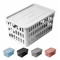 Organizador Box com Tampa 5,2L Cor:Branco Organizador Box com Tampa 5,2L Cor:Branco