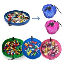 Organizador Brinquedos Bolsa Saco Tapete Infantil Porta Compatível Com LEGO Nunca Mais Perca Peças Pequenas Guarda Tudo Organizador Brinquedos Bolsa Saco Tapete Infantil Porta Compatível Com LEGO Nunca Mais Perca Peças Pequenas Guarda Tudo