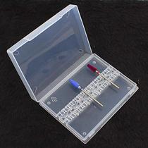 Organizador brocas 14 compartimentos lixa elétrica manicure Organizador brocas 14 compartimentos lixa elétrica manicure