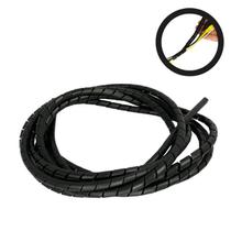 Organizador Cabos Mesa Fios Informática Flexível 5 Metros