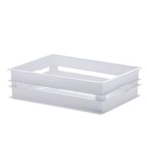 Organizador Caixote 28x19x8,5cm Empilhável e Modular Cozinha - Paramount